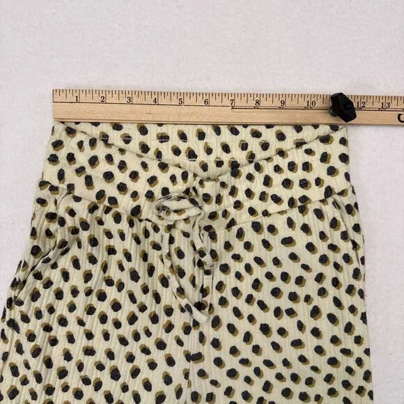 Beach Riot Hailey Pants Size Small Cheetah Print Wide Leg Relaxed Lounge Cropped - Picture 7 of 8